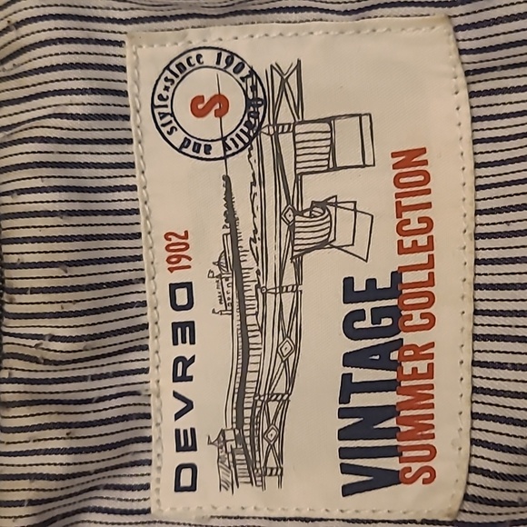 Devred 1902 Denim/Jean Blazer Jacket w/ Pockets Vintage Summer Collection - Picture 13 of 14